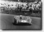 Nrburgring 1000 km 1966: The 330P3 s/n 0846 was the only Ferrari P at the start of the race. It was driven by John Surtees and Mike Parkes. The Englishmen retired.